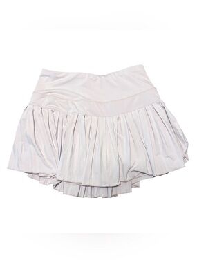 The Gold Hinge Pleated Tennis Skirt Light Lavender & Navy Stripe Women's S
